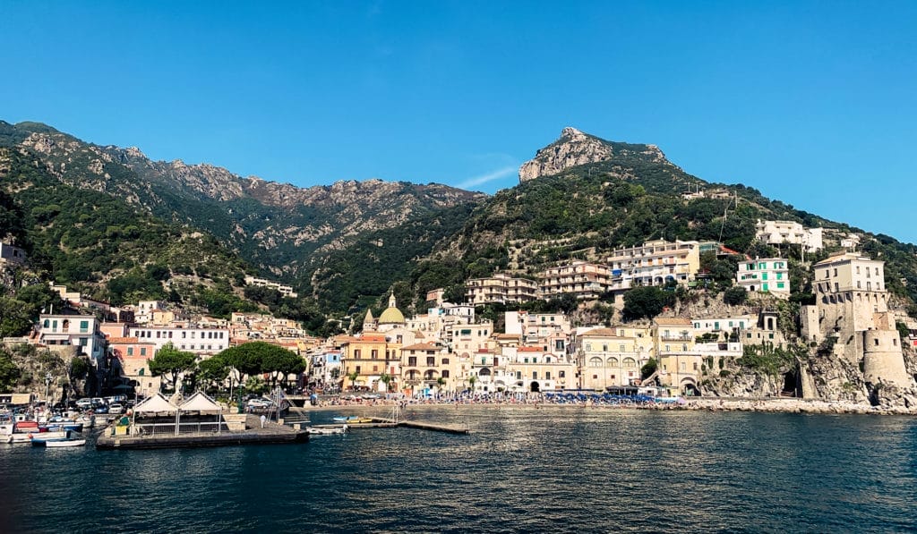 Cetara on the Amalfi Coast from the Tyrrhenian Sea. Planning your travel in advance can help you discover places that are off the beaten path!