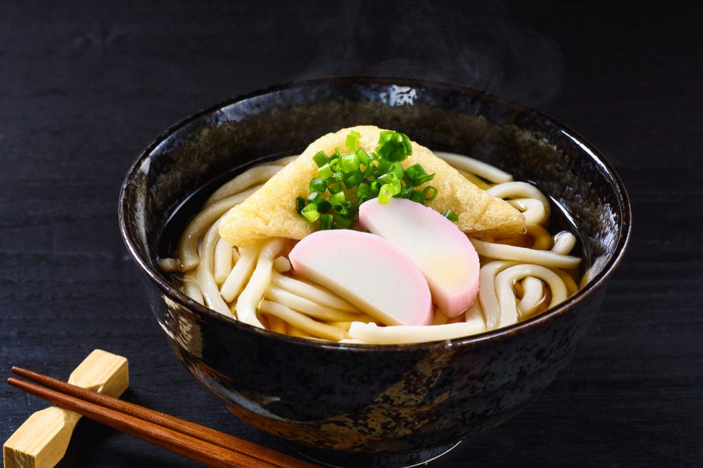 a bowl of Udon Noodles